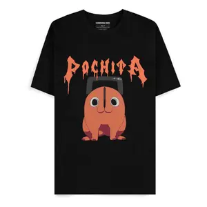 Cotton T-shirt Difuzed Chainsaw Man Pochita The Chainsaw Devil image-0