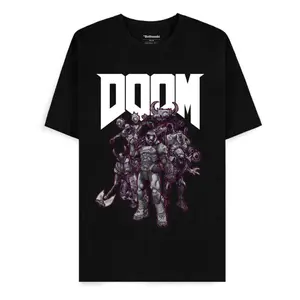 T-shirt Difuzed Doom Demon Slayer image-0