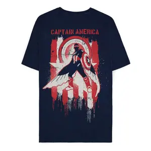T-Shirt Difuzed Captain America Brave New World Shield image-0