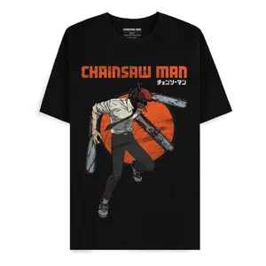 T-shirt de algodão Difuzed Chainsaw Man Attack Mode image-0
