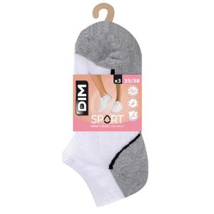 Pack of 3 Pairs of Women's Socks DIM Impact Léger Sport