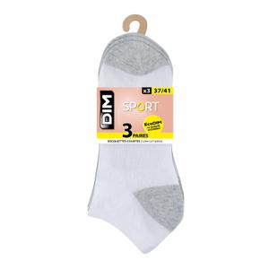 Pack of 3 Pairs of Women's Socks DIM Impact Léger Sport