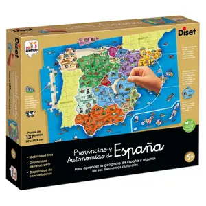 137 piece puzzle Diset España Prov -Autonomías image-0
