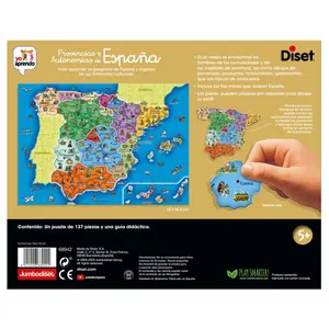 137 piece puzzle Diset España Prov -Autonomías image-2
