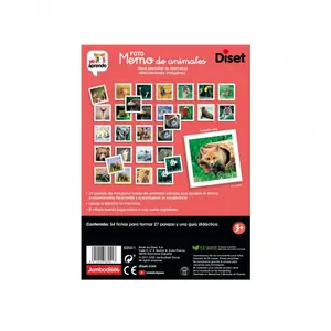 Educational games memory animals pictures Diset image-2