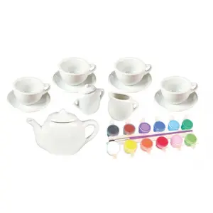 Tea set coloring kit Diset Créative image-1