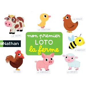 Jeux de société mon premier loto ferme Diset