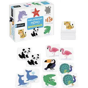 My First Animal Memo Card Game Diset