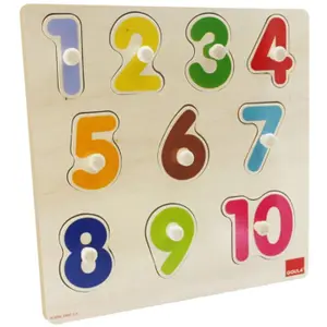 10-piece numeric wooden puzzle Diset Goula SPE image-1