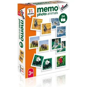 Educational games memo photo animals Diset Sa image-2