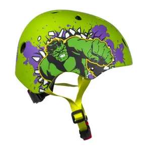 Casque vélo avec molette réglage enfant Disney V3 Hulk 54-58