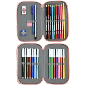 Complete 28-piece pencil case for children safta princess Disney image-1