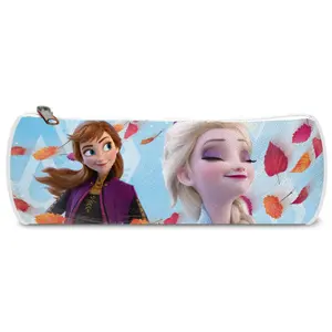 Round pencil case for children Frozen Disney image-1