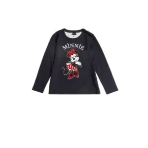 Girls' long-sleeve pyjamas Disney Minnie Hearts image-0