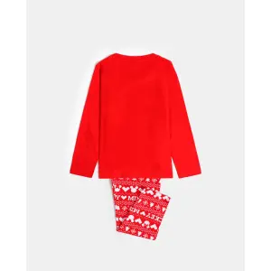 Børne pyjamas med lange ærmer til jul Disney Mickey image-1