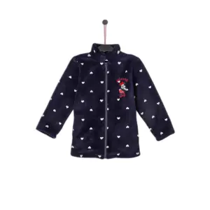 Child's long-sleeved warm bathrobe Disney Minnie Hearts image-0