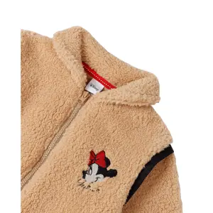 Girls' long-sleeve coat Disney Minnie Leopard image-1