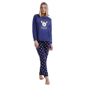 60563-100-000216-pyjama-chaud-manches-longues-femme-disney-happy-minnie-marino