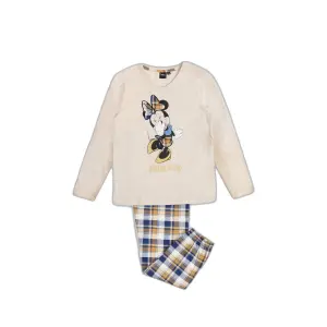 Langærmet pyjamas til piger Disney Happy Minnie image-0