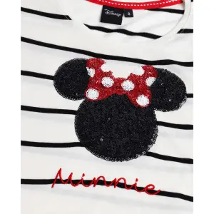 Girl t-shirt dress Disney Minnie Sequins image-2