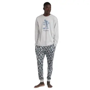 Pyjama manches longues Disney Mickey Jeans image-0