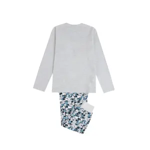 Pijama de manga larga para niño Disney Mickey Jeans image-1