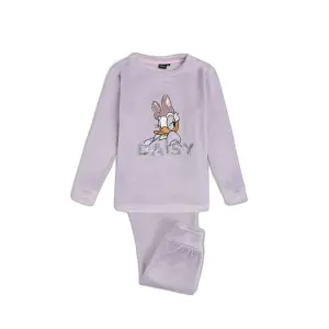 Warm long-sleeved pyjamas for girls Disney Daisy Sweet image-0