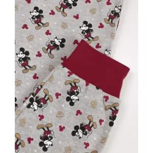 Girls' long-sleeve pyjamas Disney King Mickey image-4