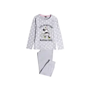 Girls' long-sleeve pyjamas Disney Minnie Dots image-0
