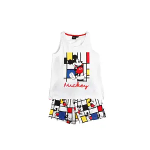 Pijama sem mangas para menina Disney Mickey Mondrian image-0