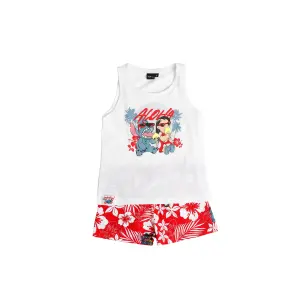Pijama sem mangas para menina Disney Lilo & Stitch image-0