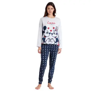 Pijama de manga longa senhora Disney Love is in the Air image-0