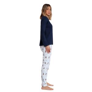 Damen Langarm-Pyjama Disney Mickey New York image-2