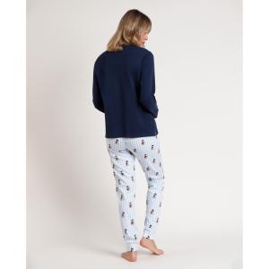 Damen Langarm-Pyjama Disney Mickey New York image-1