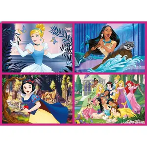 Puzzles multi 4 Disney Princess image-1