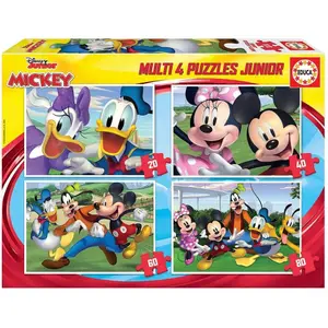 Puzzles of 20-80 pieces Disney Mickey (x4) image-0