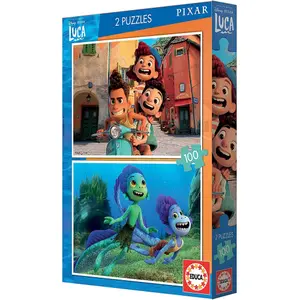 Puzzle of 2 x 100 pieces Disney image-0