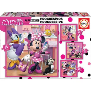 12-16-20-25 piece progressive puzzle Disney Minnie image-0