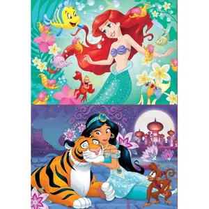 Puzzle 2 x 48 pieces Disney Princess image-1