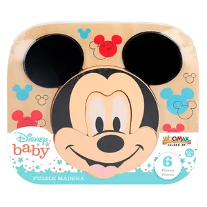 6-piece wooden lace puzzles Disney Mickey image-2