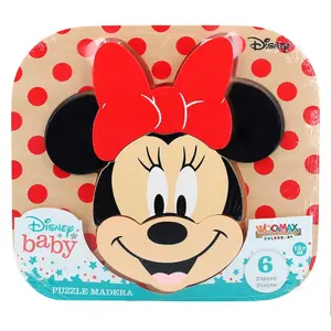 6 piece wooden puzzle Disney Minnie image-1