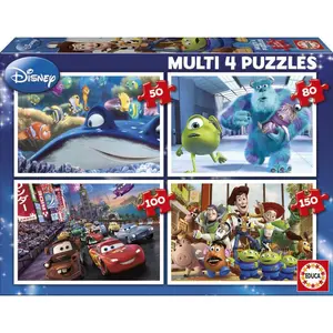 Puzzles of 50-80-100-150 pieces Disney Pixar image-0