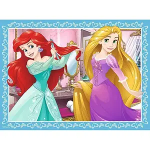 Puzzle of 4 x 1-12-16-20-24 pieces Disney Princess image-1