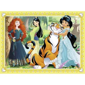 Puzzle of 4 x 1-12-16-20-24 pieces Disney Princess image-2