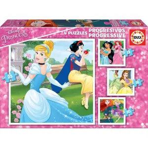 Progressive puzzle Disney Princess image-0