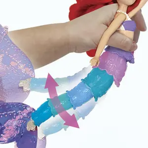 Ariel doll with rainbow tail Disney Princess image-2