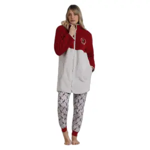 67145-0-000301-warm-hoodie-damen-mit-langen-armeln-disney-king-mickey-rot-grau