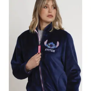 Bata caliente de mujer con mangas largas Disney Stitch Faces image-3