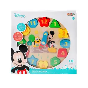 Wooden lace clock Disney Eco 30 cm image-1