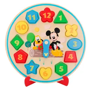 Wooden lace clock Disney Eco 30 cm image-3